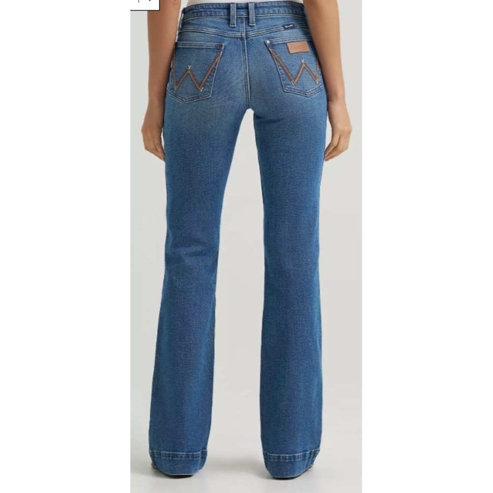 Wrangler Retro Mae Trouser Jeans W36 L34 Flare Boot Western Denim 09MWWYF